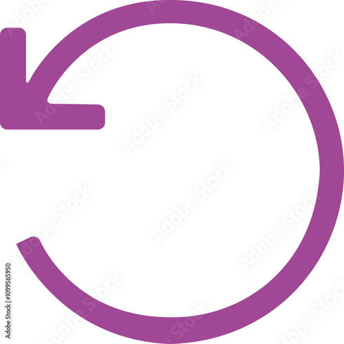 Undo icon logo design