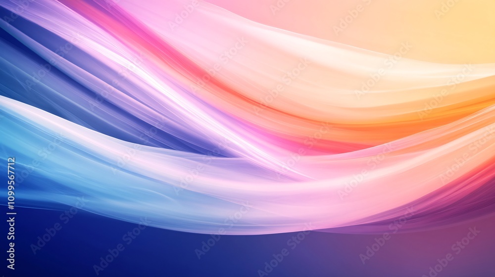 Obraz premium Abstract Colorful Waves Background