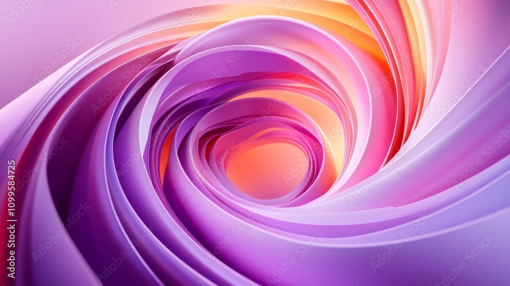 Obraz premium Abstract Swirling Purple and Pink Color Gradient Design