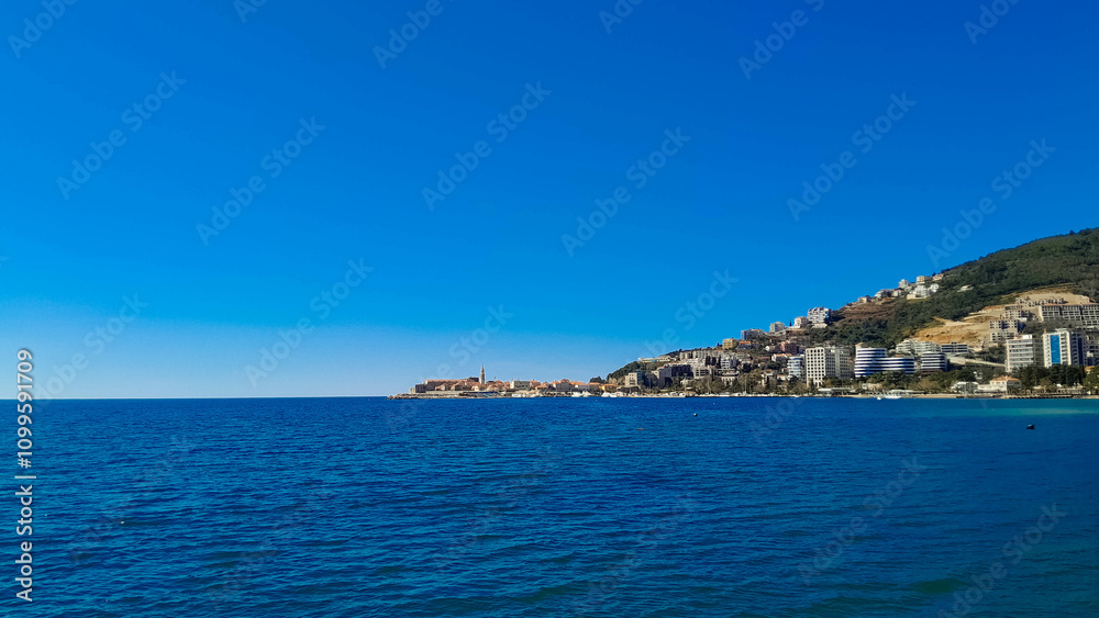 Fototapeta premium Montenegrin coast in Budva.