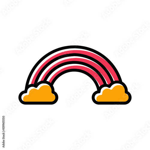 Rainbow Vector Icon