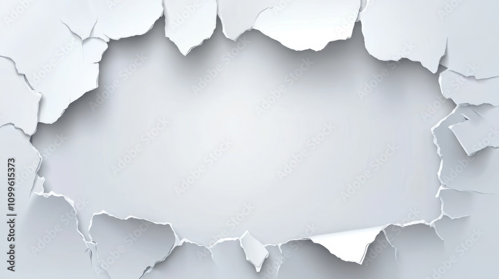 Fototapeta premium The Cracked Wall Background