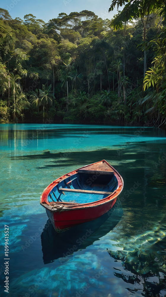 Obraz premium boats on the river