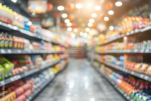 Wallpaper Mural Blurred retail store background with copy space for banner Torontodigital.ca