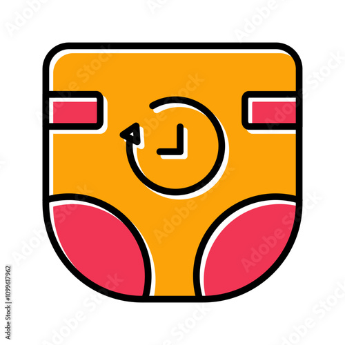 Diaper Duty Vector Icon
