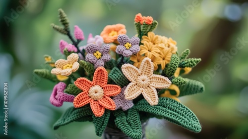 Wildflower Crochet Bouquet photo