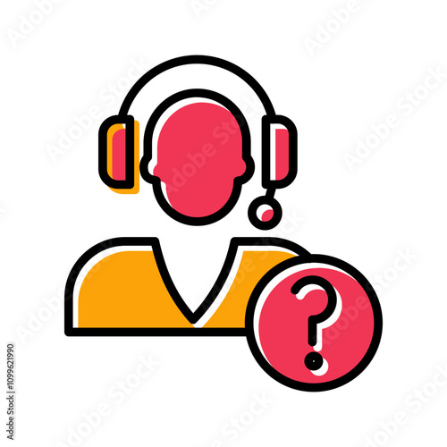Help Request Vector Icon