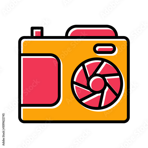 Camera Lenses Vector Icon