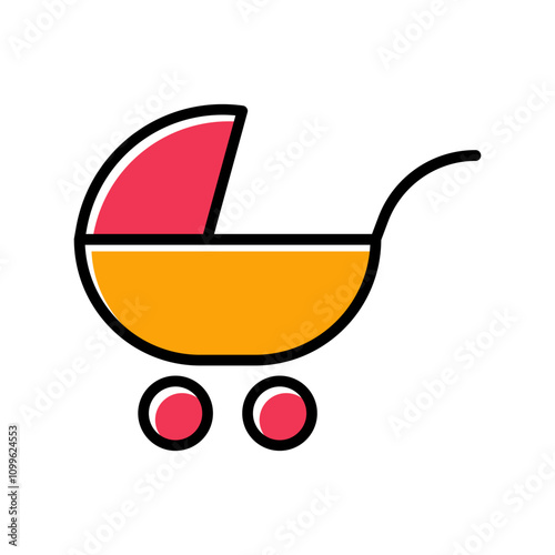 Baby Carriers Vector Icon