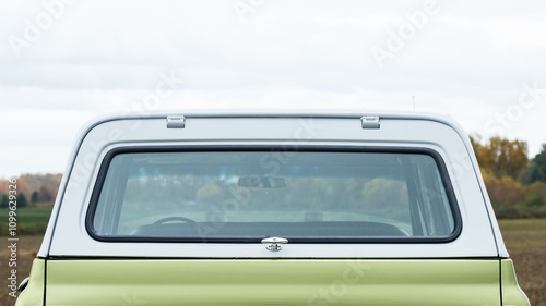 Rear window on a suv