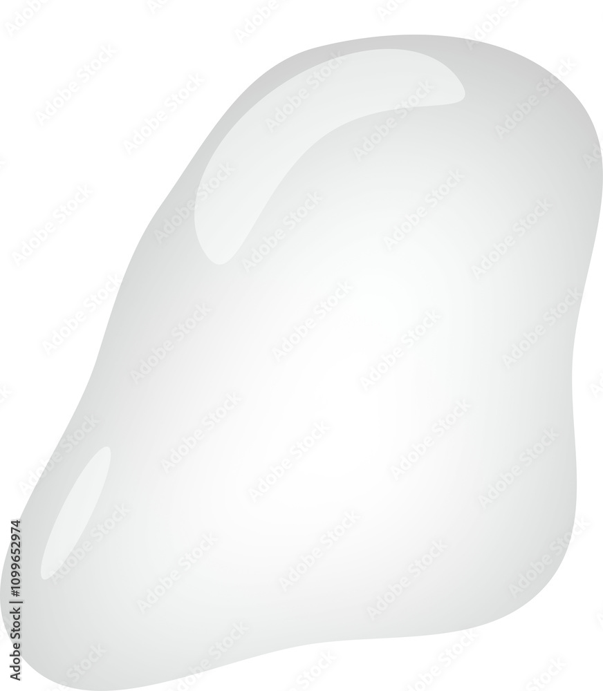 Obraz premium Realistic water drop isolated on transparent background. Varied and various, 30 of 100. Реалистичная капля воды, изолированная на прозрачном фоне. Разнообразные и различные, 30 из 100.