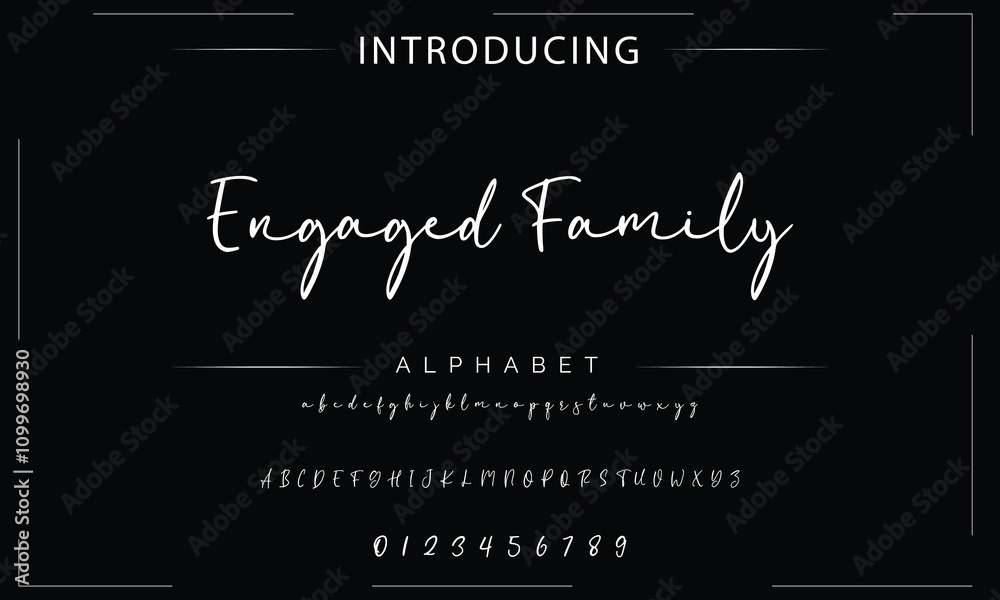 Obraz premium Hand drawn typeface. Handwritten script alphabet isolated on white background. Handmade alphabet for your designs logo, posters, invitations, cards, etc.