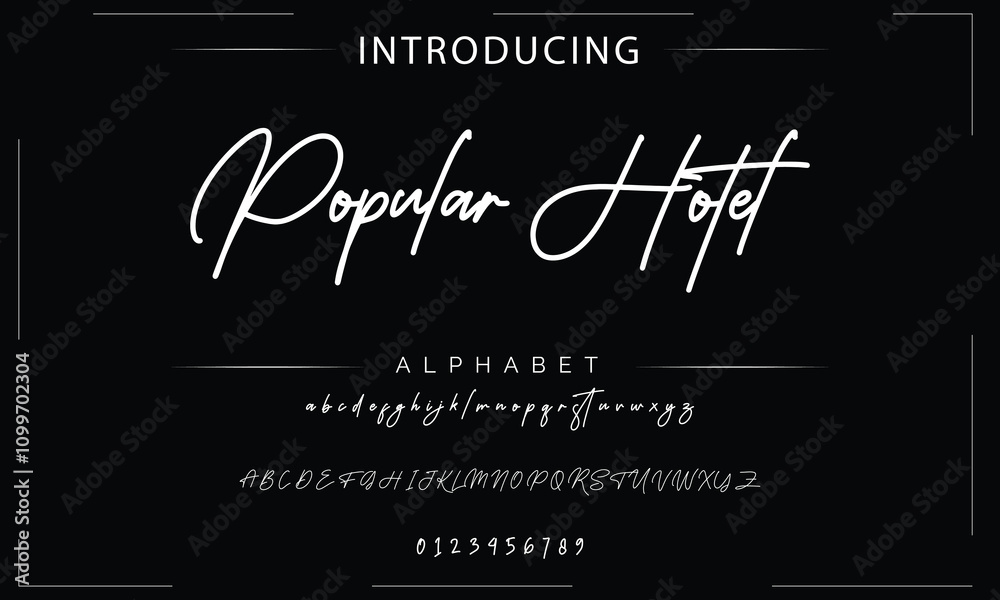 Obraz premium Hand drawn typeface. Handwritten script alphabet isolated on white background. Handmade alphabet for your designs logo, posters, invitations, cards, etc.