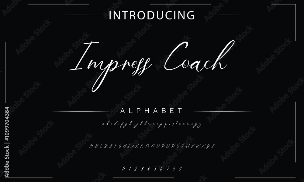 Obraz premium Hand drawn typeface. Handwritten script alphabet isolated on white background. Handmade alphabet for your designs logo, posters, invitations, cards, etc.