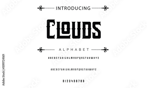 Busied Vintage tattoo font. Font for the tattoo studio logos, alcohol branding, and many others in retro style.