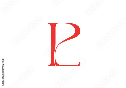 Alphabet letter icon logo LP Initial letter lp logo template design letter LP logo concept on white background.