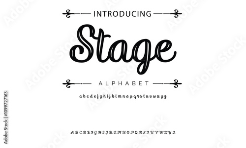 Busied Vintage tattoo font. Font for the tattoo studio logos, alcohol branding, and many others in retro style.