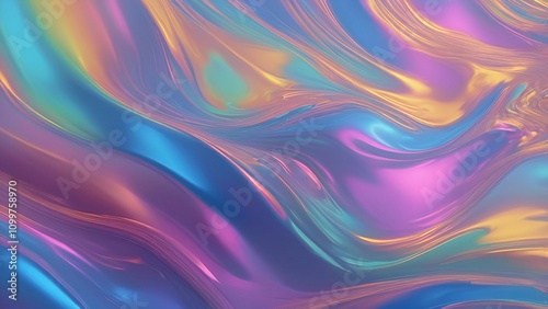 Wallpaper Mural Colorful neon chrome background  Torontodigital.ca