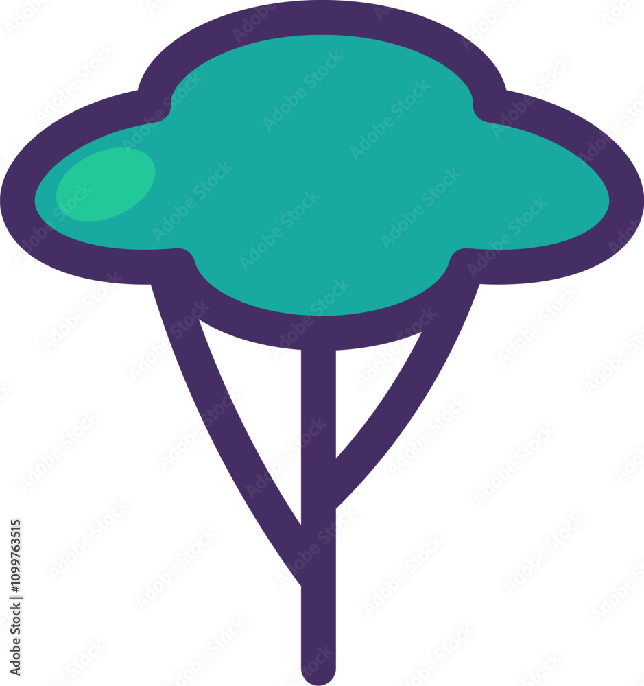 Obraz premium World practice of wastepaper processing concept icon. Recycling of waste paper and cardboard idea semi flat illustration. Forest and nature conservation. Saving trees and benefit the environment.