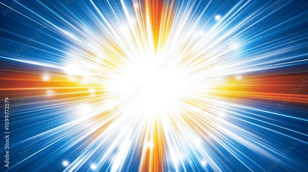 Obraz premium Abstract Bright Light Rays Burst Background