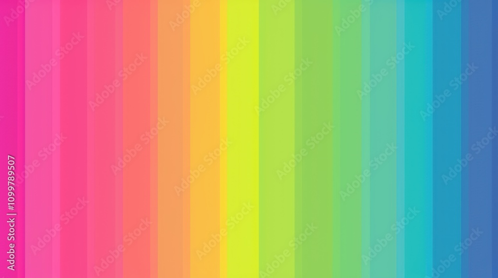 Obraz premium Abstract Rainbow Stripes