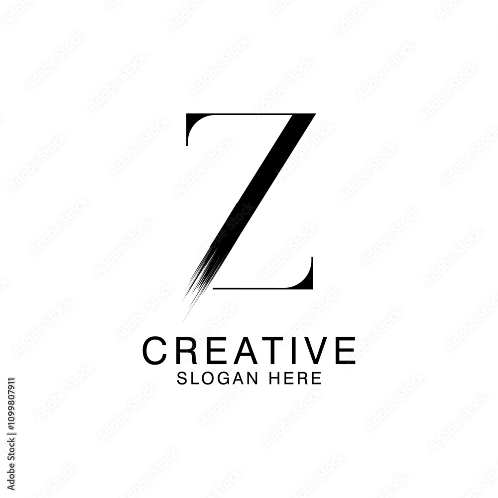 Unique Modern Creative elegant letter Z logo Abstract template Design. Premium Monogram Vector