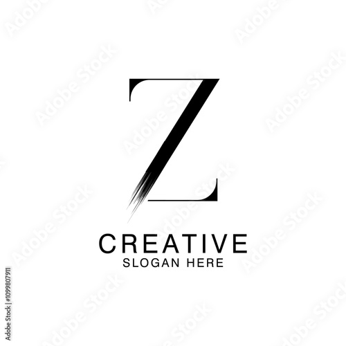 Obraz na płótnie Unique Modern Creative elegant letter Z logo Abstract template Design. Premium Monogram Vector w salonie