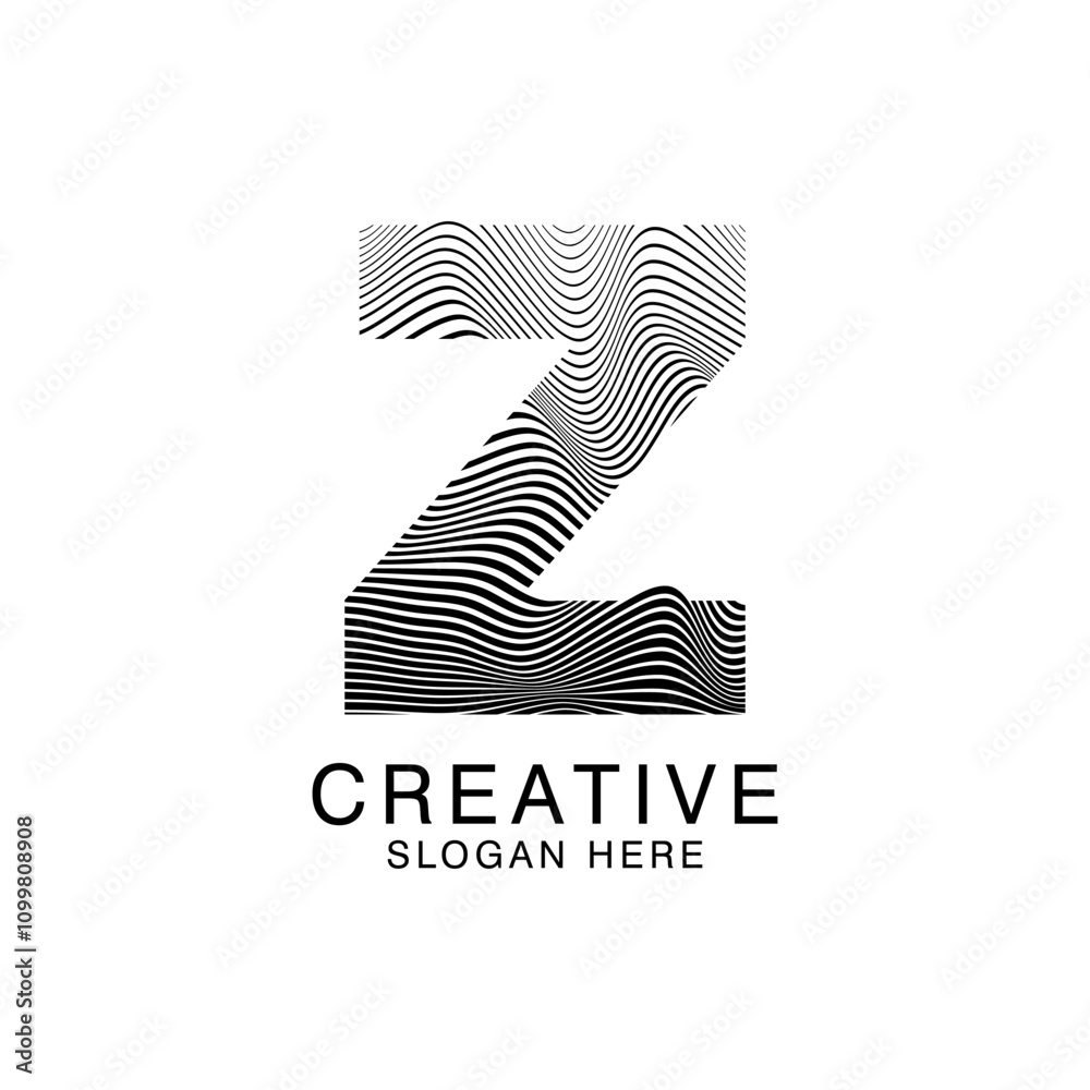 Unique Modern Creative elegant letter Z logo Abstract template Design. Premium Monogram Vector
