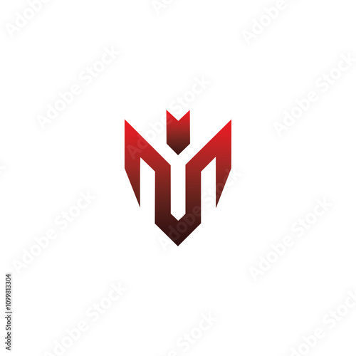 A modern, minimalist logo featuring the letter 