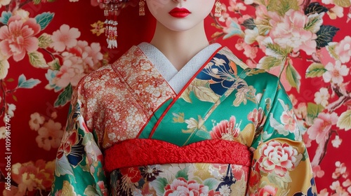 Stunning Traditional Japanese Kimono Design photo