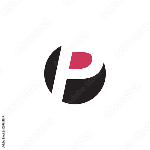 A modern, minimalist logo featuring the letter 