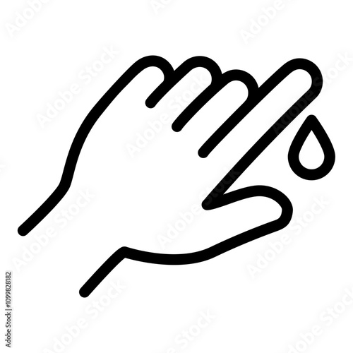 Bleeding icon. Vector line icon
