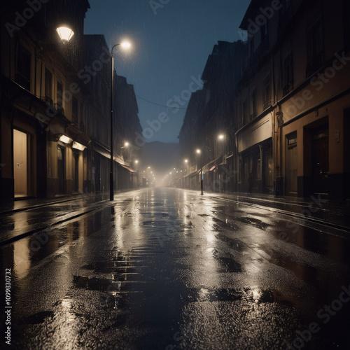 Verzweiflung - Regen und Dunkelheit vereinen sich zu tiefer Melancholie