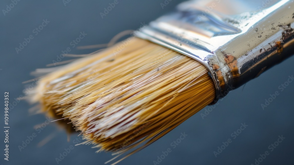 Fototapeta premium Close-Up of Paint Brush Bristles