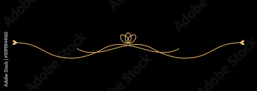 A royal gold frame featuring vintage curls and geometric accents, suitable for premium decor, wedding templates, and antique book designs.