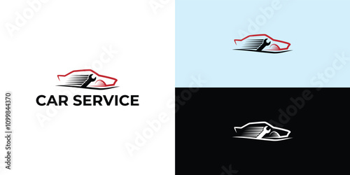 Car repair logo template design. Automobile Logo.