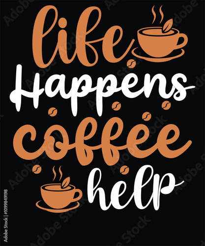 Coffee speulled backwards is eeffoc just know that i dont give eeffoc unti lve had my coffee t-shirt design, Coffee t-shirt design vector, Illustration T-Shirt