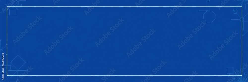 Naklejka premium A mockup of a blueprint poster photo effect featuring a realistic blueprint texture and design with customizable options for showcasing artwork or images, graphic, layout, poster