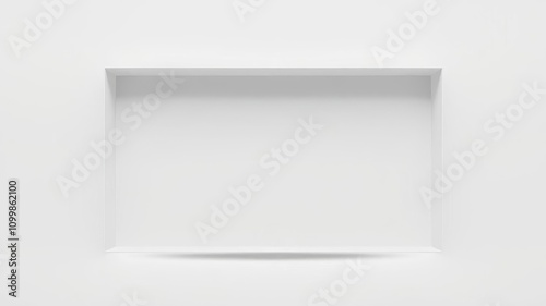 Wallpaper Mural Floating business card mockup with a realistic 3D rendering, showcasing a blank card hovering in mid-air against a neutral background, artistic, concept, simple Torontodigital.ca