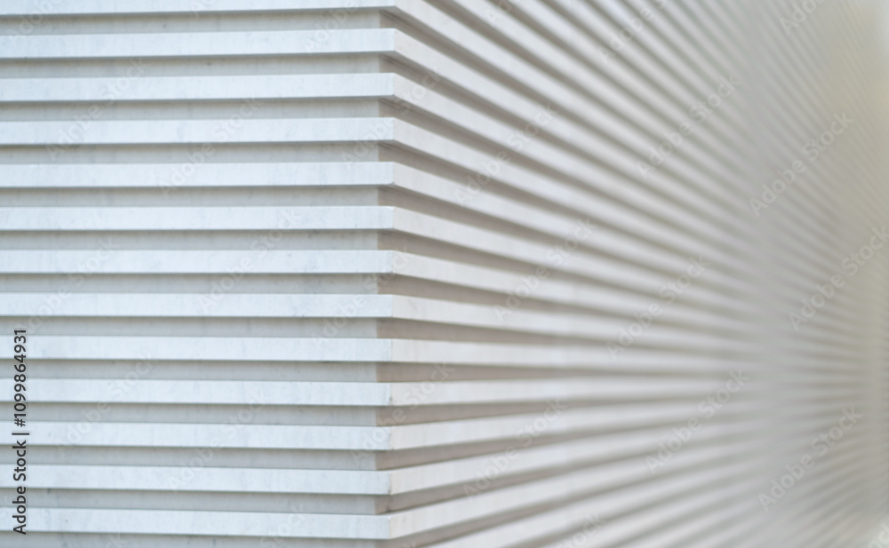 Obraz premium Close up detail of futuristic facade of architecture building.