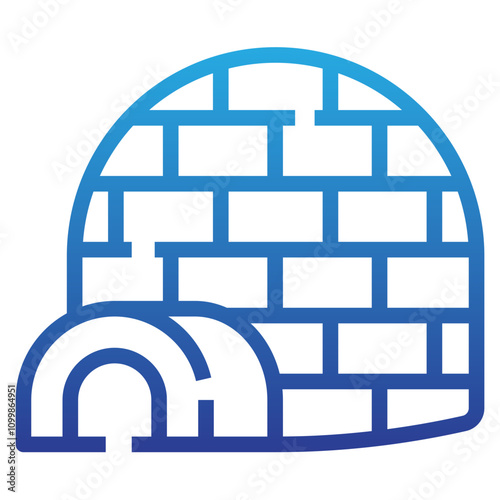 Igloo Gradient Icon