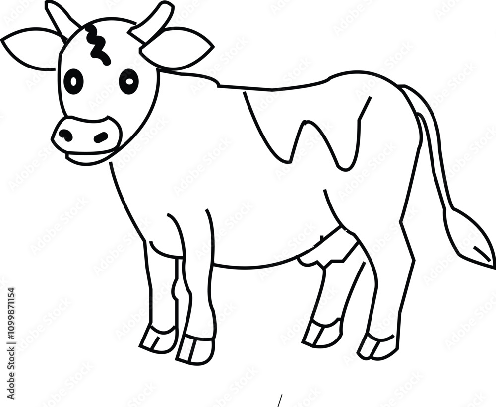 Fototapeta premium cow