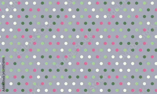 Geometric polka dot pattern with round spots, perfect for abstract backgrounds, seamless wallpapers, or textile prints. A trendy and creative design for modern decor.