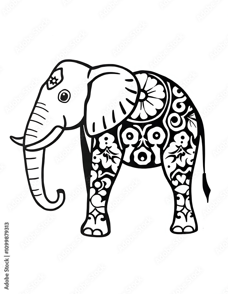 Obraz premium elephant vector