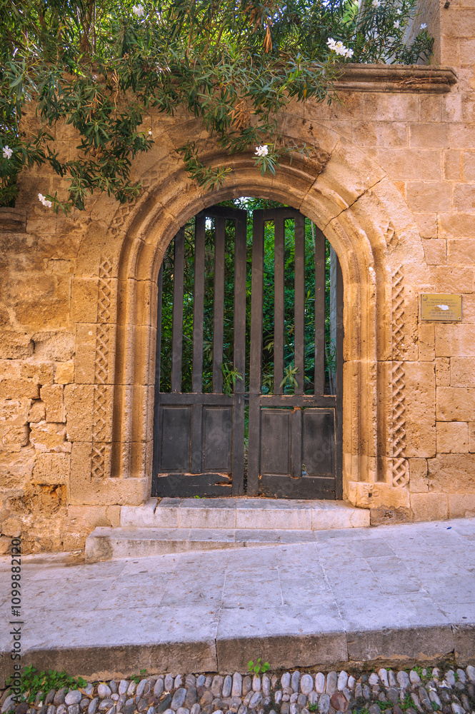Fototapeta premium Doorways of Rhodes Old Town