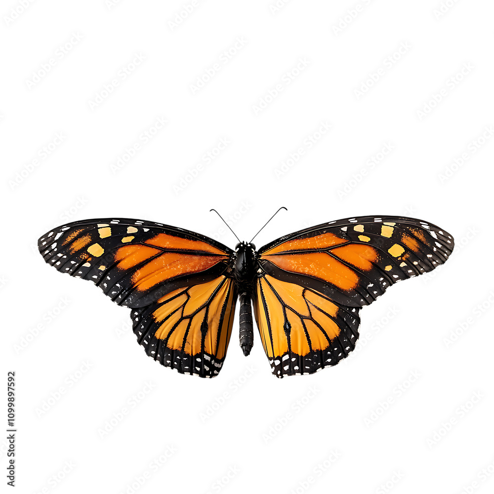 Obraz premium butterfly on white background