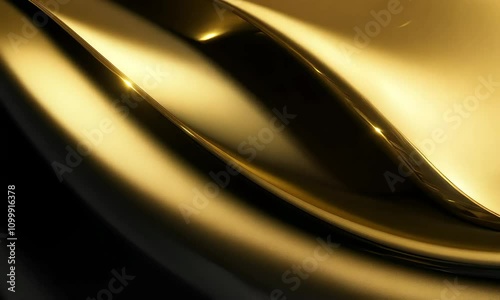 Abstract gold texture background with soft light and shadows.