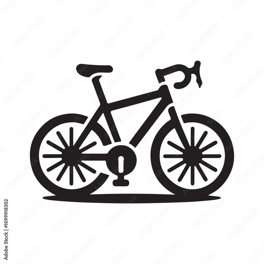 Fototapeta premium bicycle icon vector illustration
