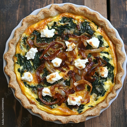 spinach and quiche