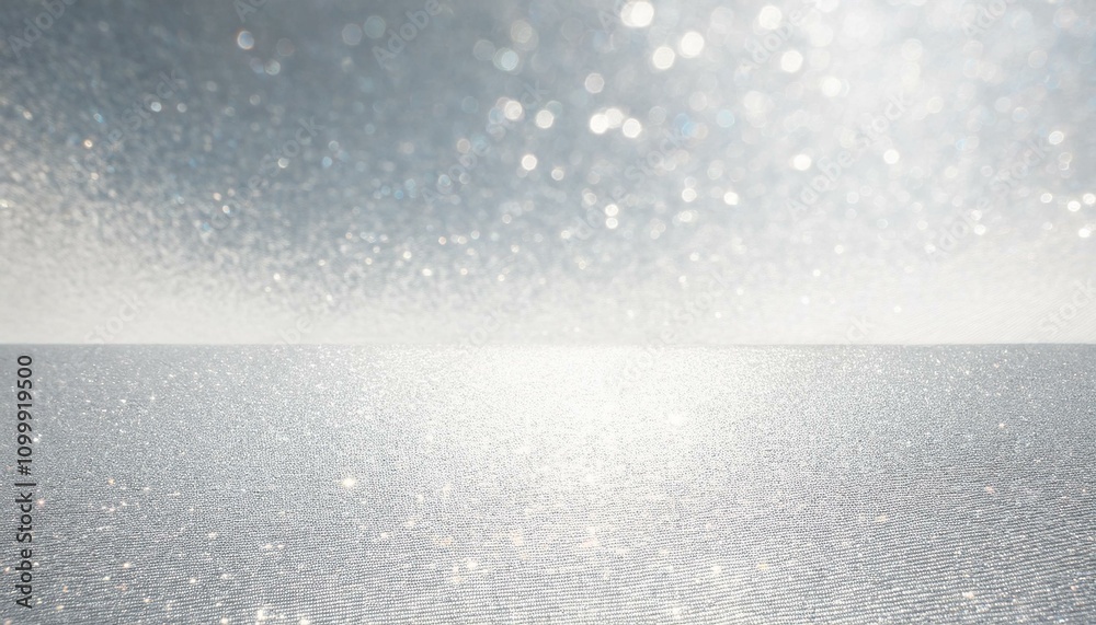 Fototapeta premium Shimmering silver texture, suitable for celebratory or festive designs